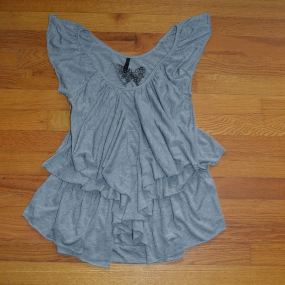 Buffalo Grey Ruffle/Pretty Top - Picture 7 of 16